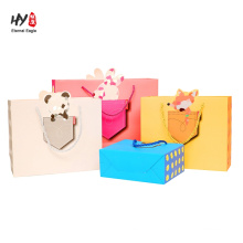 Heavy duty package with handle shopping gift tote bag